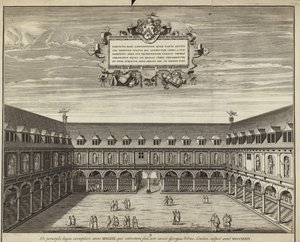 Der Innenhof der Royal Exchange von George Vertue