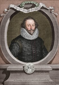 William Shakespeare 1564-1616, englischer Dichter und Dramatiker, 1721, 1913 von George Vertue