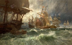 Die Aufforderung zur Kapitulation von George Vicat Cole
