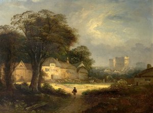 Castle Ashby, Northamptonshire, 19. Jahrhundert von George Vincent