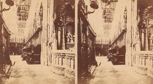 Gruppe von 5 Stereographien von Westminster Abbey, London, England von George W Griffith