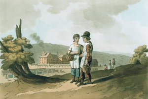 Die Fabrikkinder, 1814 von George Walker of Seacroft