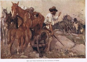 Eyre und Wylie bedroht von George Washington Lambert