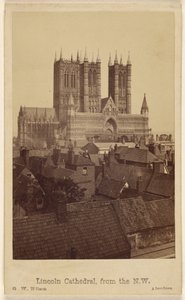 Kathedrale von Lincoln, von Nordwesten von George Washington Wilson