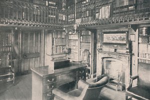 Sir Walter Scotts Arbeitszimmer, Abbotsford, 1904