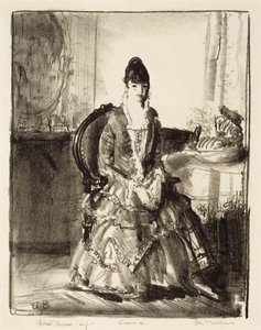 Arrangement, Emma in einem Raum