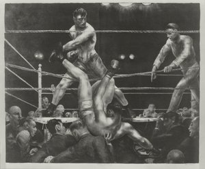 Dempsey und Firpo von George Wesley Bellows