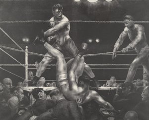 Dempsey und Firpo von George Wesley Bellows