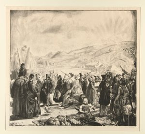Irischer Jahrmarkt von George Wesley Bellows