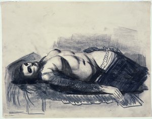 Odaliske von George Wesley Bellows