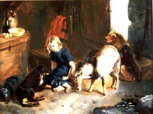 Warten auf die Rückkehr des Vaters von George Wiliam Horlor