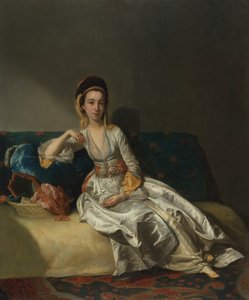 Nancy Parsons im türkischen Kleid