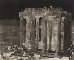 Tempel des Sieges ohne Flügel, kürzlich restauriert, 1848 von George Wilson Bridges