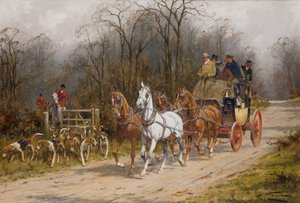 Auf einer offenen Straße von George Wright