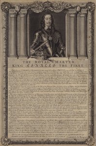 Der königliche Märtyrer König Karl I. von George after Vertue