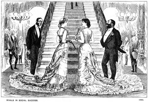 Rivalen im gesellschaftlichen Erfolg, 1880 1891 von George du Maurier