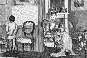 Die Schwierigkeit, die Oberhand zu behalten von George du Maurier