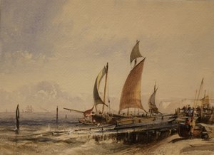Küstenlandschaft, ca. 1830 von George the Elder Chambers