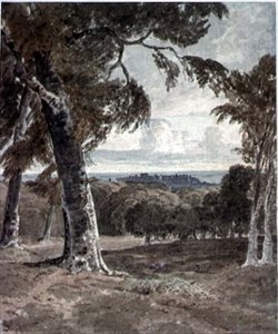 Windsor Park, mit dem Schloss in der Ferne von George the Younger Barret