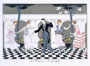 Liebe ist blind, graviert von Henri Reidel