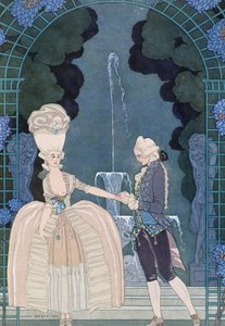 Liebe unter dem Brunnen, Illustration für 