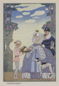 Die Romanze des Parfüms: Elisabethanisches England von Georges (after) Barbier