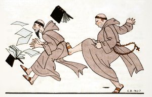 Vom Abt verfolgt von Georges Barbier