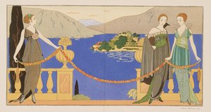 Isola Bella, Abendkleider entworfen von Redfern, Platte 57 aus 