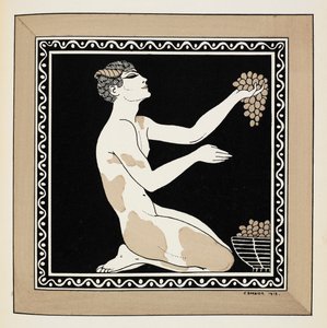 Nijinsky als Faun im Ballett L