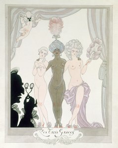 Die drei Grazien von Georges Barbier