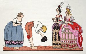 Die hässlichen Schwestern aus Aschenputtel von Georges Barbier