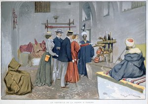 Eingangshalle des Gefängnisses in Tanger, ca. 1900 von Georges Bertin Scott