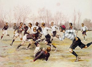 Fußball (Rugby), Meisterschaftsspiel im Parc de Saint Cloud, Sportkalender, Februar
