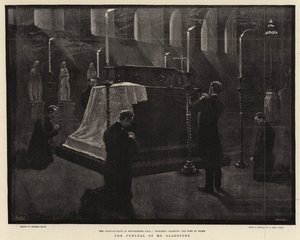 Die Beerdigung von Mr. Gladstone