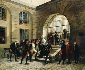 Marie-Antoinette verlässt die Conciergerie, 16. Oktober 1793, 1885 von Georges Cain