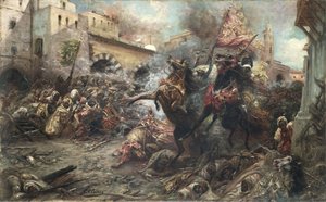 Araber im Kampf