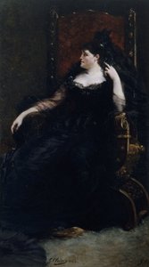 Porträt der Opernsängerin Gabrielle Krauss 1842-1906, 1883 von Georges Clairin