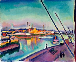 Notre-Dame-Ufer, Le Havre, 1908 von Georges Dupuis