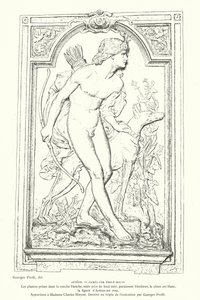 Actaeon, Held der griechischen Mythologie, Kamee von dem französischen Bildhauer Emile Soldi