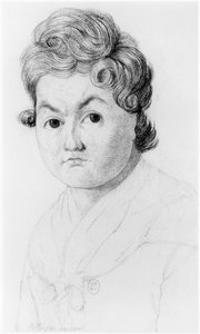Verrückte Frau aus Liebe, Illustration aus einem unveröffentlichten Traktat von Jean Etienne Dominique Esquirol über die Wahnsinnigen des Salpetriere Asyls, ca. 1818