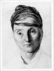 Eine stolze Schneiderin, - in „Etude de la physiognomy des alienes“, Zeichnung von Gabriel von Georges Francois Gabriel