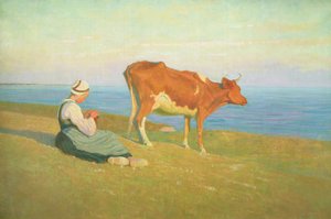 Abend, Bretagne von Georges Gascoyne