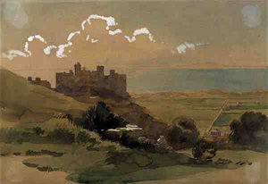 Harlech Castle, ca. 1913 von Georges Gascoyne
