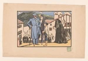 Der Verwundete von Biriatou von Georges Hermann Rene Paul (signed by artist)