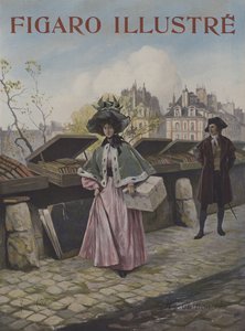 Zögern. Titelblatt von Le Figaro Illustré, Oktober 1897