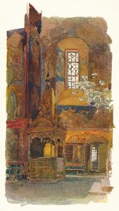Innenansicht der Kirche St. Nikolaus, Jaroslawl, ca. 1900