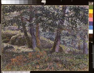 Eichen und Blaubeerbüsche von Georges Lacombe