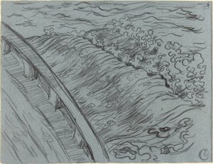 Das Meer vom Rand eines Bootes, Bretagne von Georges Lacombe