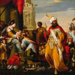 Die Anbetung der Könige, vor 1624 von Georges Lallemand
