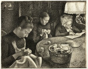 Bürgerliches Interieur von Georges Lemmen